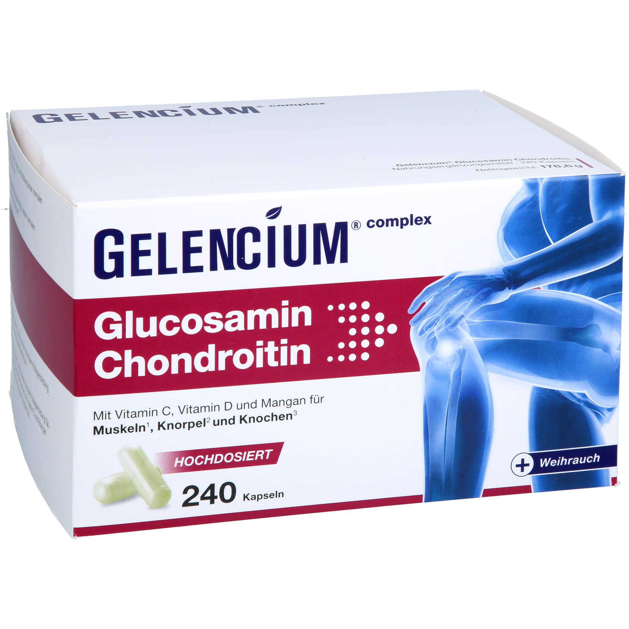 Gelencium Glucosamin Chondroitin Hochdos. Vit C 240 St Heilpflanzenwohl bei onfy.de kaufen 19360273