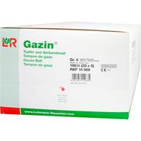 Gazin Schlinggazetupfer Eigroß 2+3 Steril M.schutz null