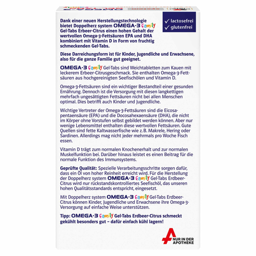 Doppelherz Omega-3 Gel-Tabs Family Erdb.-Ci System 60 St Queisser Pharma bei onfy.de kaufen 18004412