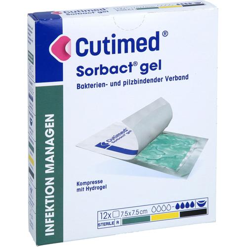 Cutimed Sorbact Gel Kompressen 7.5x7.5 cm 12 St Crosp Medical bei onfy.de kaufen 19365187