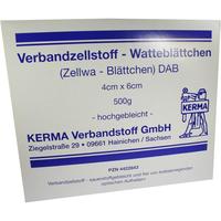 Verbandzellstoff Watteblättchen Hochgebl.4x6cm