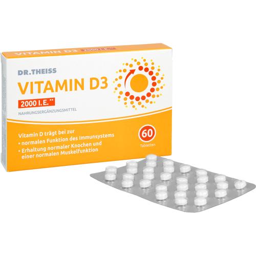 Dr. Theiss Vitamin D3 Tabletten 2000 I.e. 60 St Dr. Theiss Naturwaren bei onfy.de kaufen 19902900