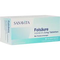 Folsäure Sanavita 5 mg Tabletten null
