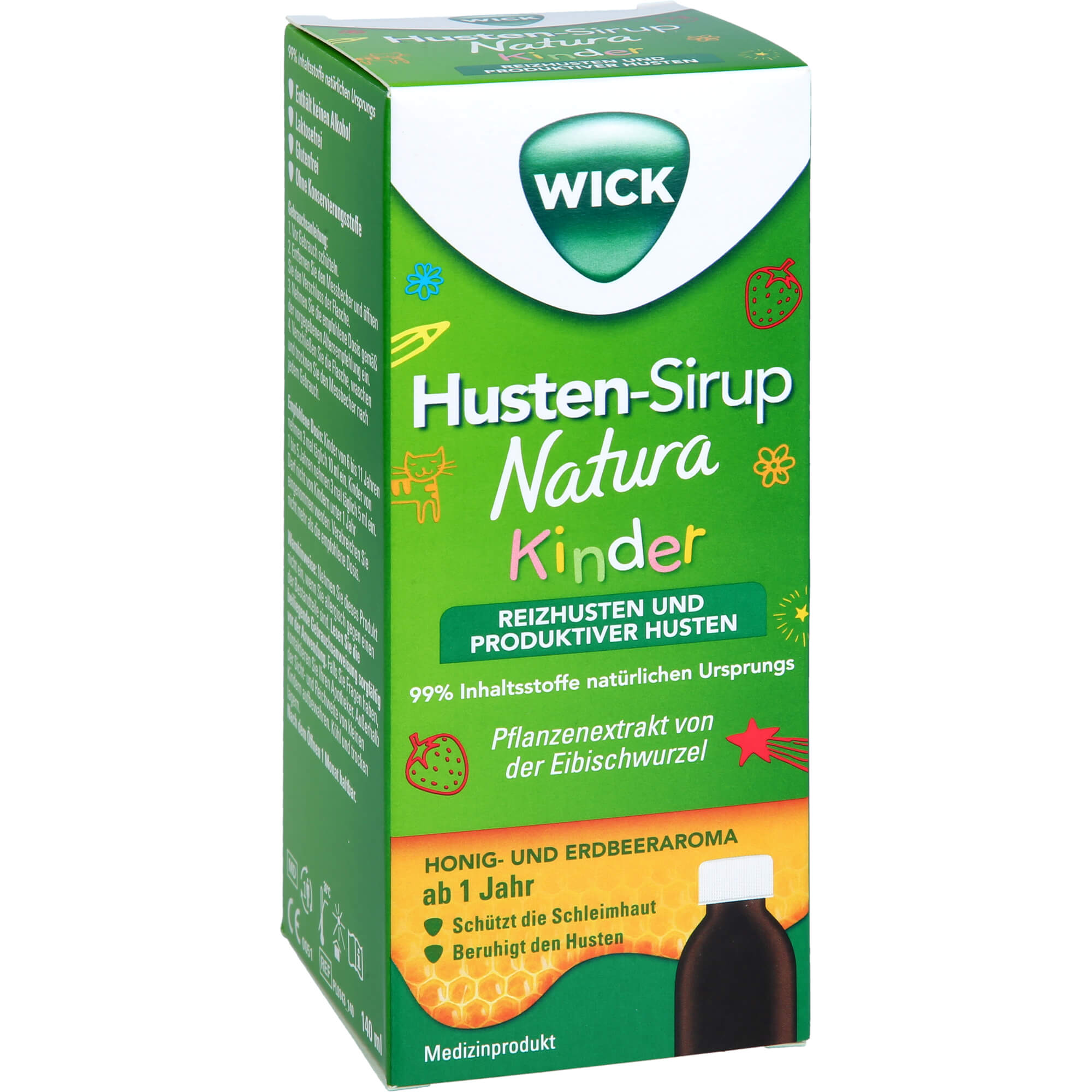 Wick Husten-Sirup Natura Kinder 140 ml WICK Pharma - Zweigniederlassung der Procter & Gamble bei onfy.de kaufen 19236811