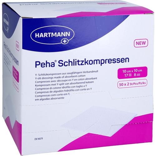 Peha Schlitzkompresse Steril 10x10cm 8Fach 50x2 St PAUL HARTMANN bei onfy.de kaufen 18445777