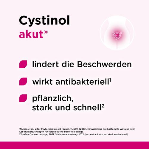 Cystinol akut bei akuter unkomplizierter Blasenentzündung & Harnwegsinfektionen 100 St MEDICE Arzneimittel Pütter bei onfy.de kaufen 07126744
