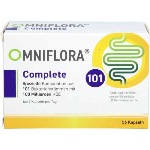 Omniflora Complete 101 Bakterienstämme 100 Mrd.kbe 56 St Heilpflanzenwohl bei onfy.de kaufen 20187779
