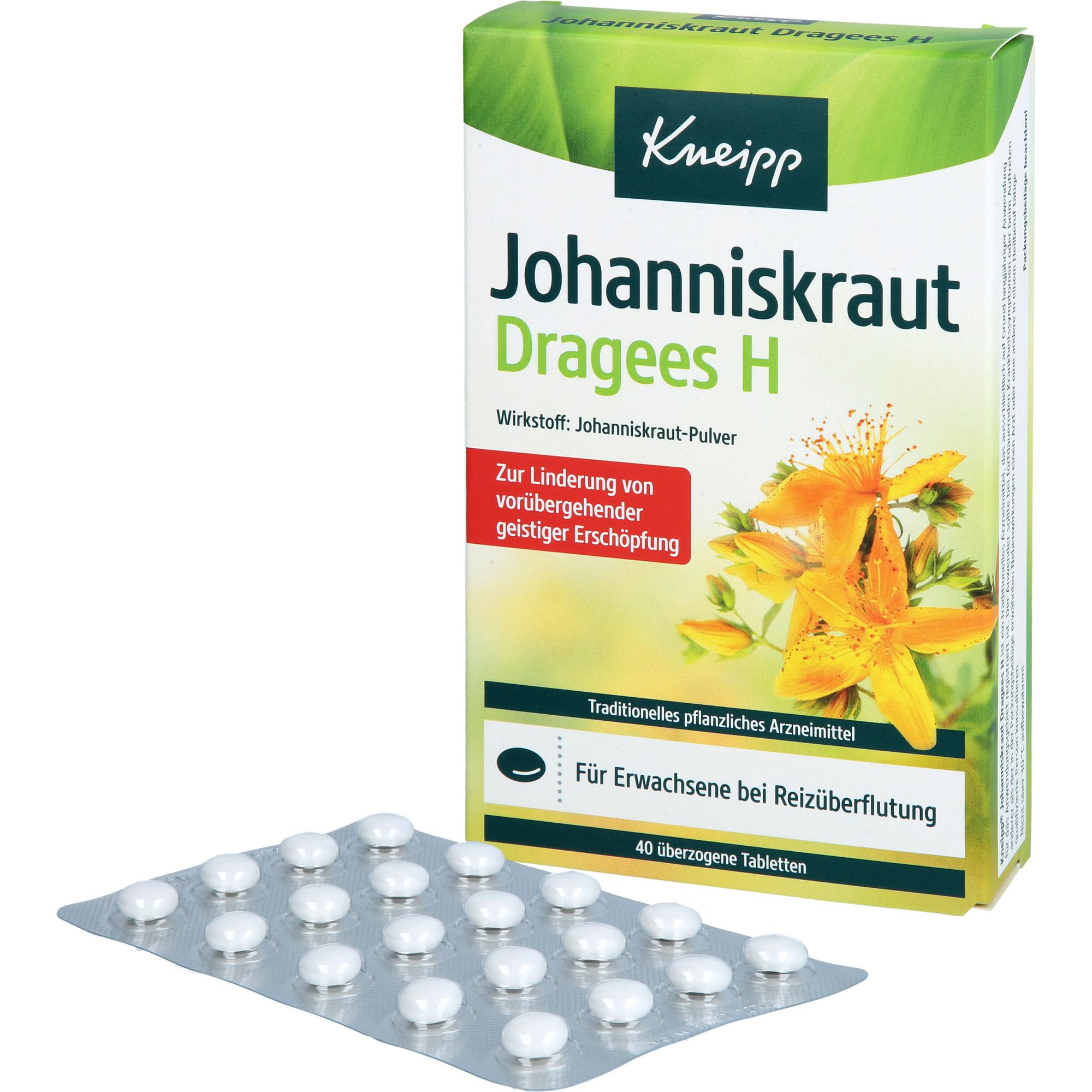 Kneipp Johanniskraut Dragees H 40 St Kneipp bei onfy.de kaufen 19126235