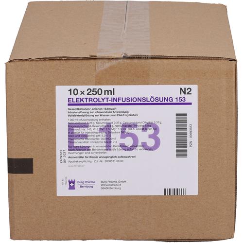 Elektrolyt -Infusionslösung 153 Pe Flasche 10x250 ml Burg Pharma bei onfy.de kaufen 09693683