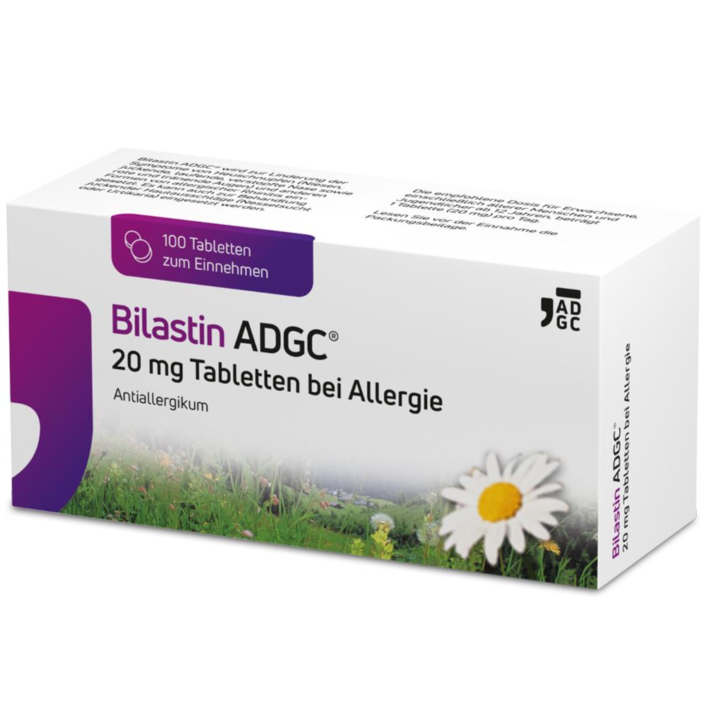 Bilastin Adgc 20 mg Tabletten bei Allergie null