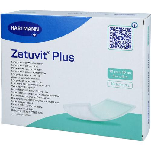 Zetuvit Plus Extrastarke Saugkompr.steril 10x10 cm 10 St Param bei onfy.de kaufen 20025634
