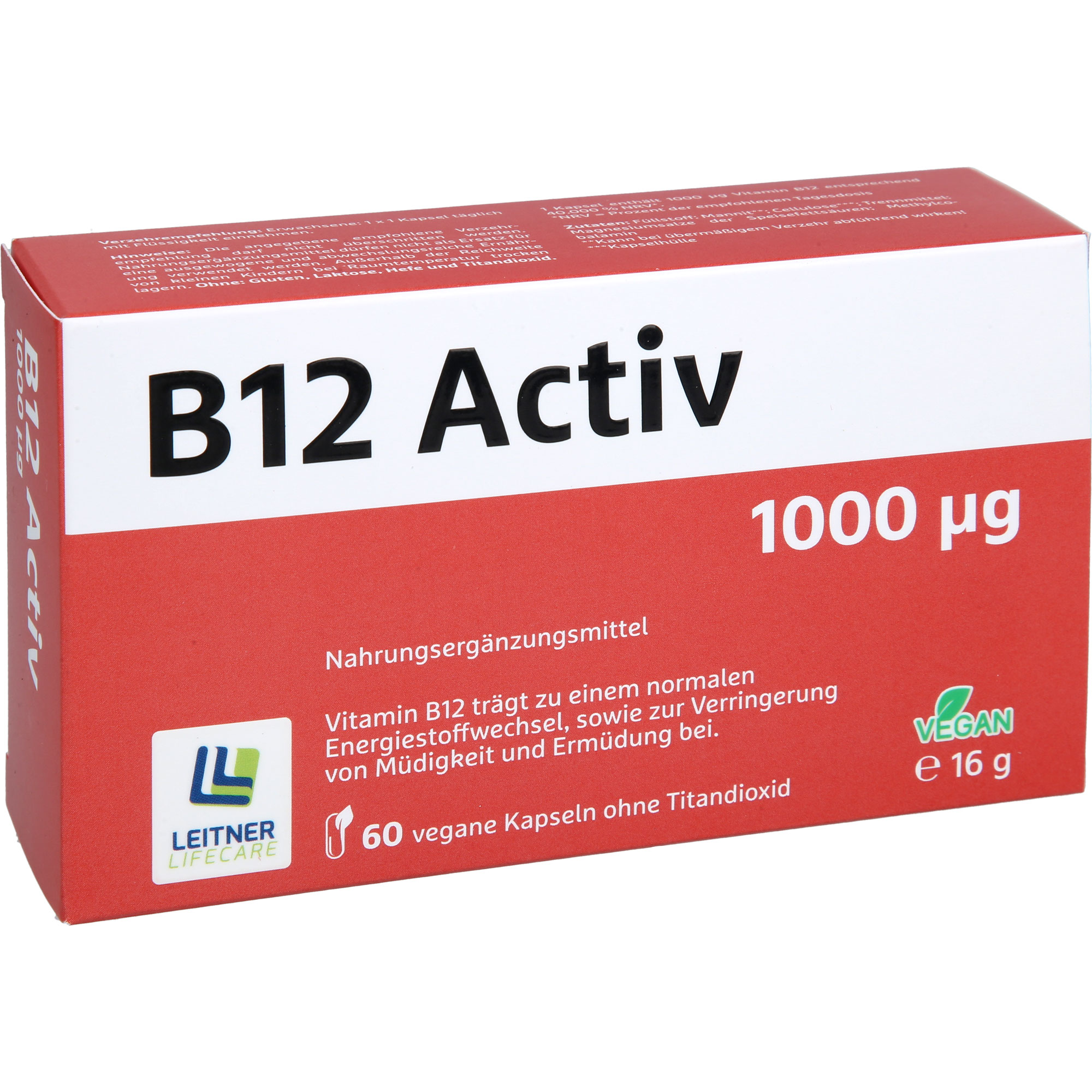 B12 Activ 1000Ug Kapseln 60 St Leitner Lifecare bei onfy.de kaufen 18458219