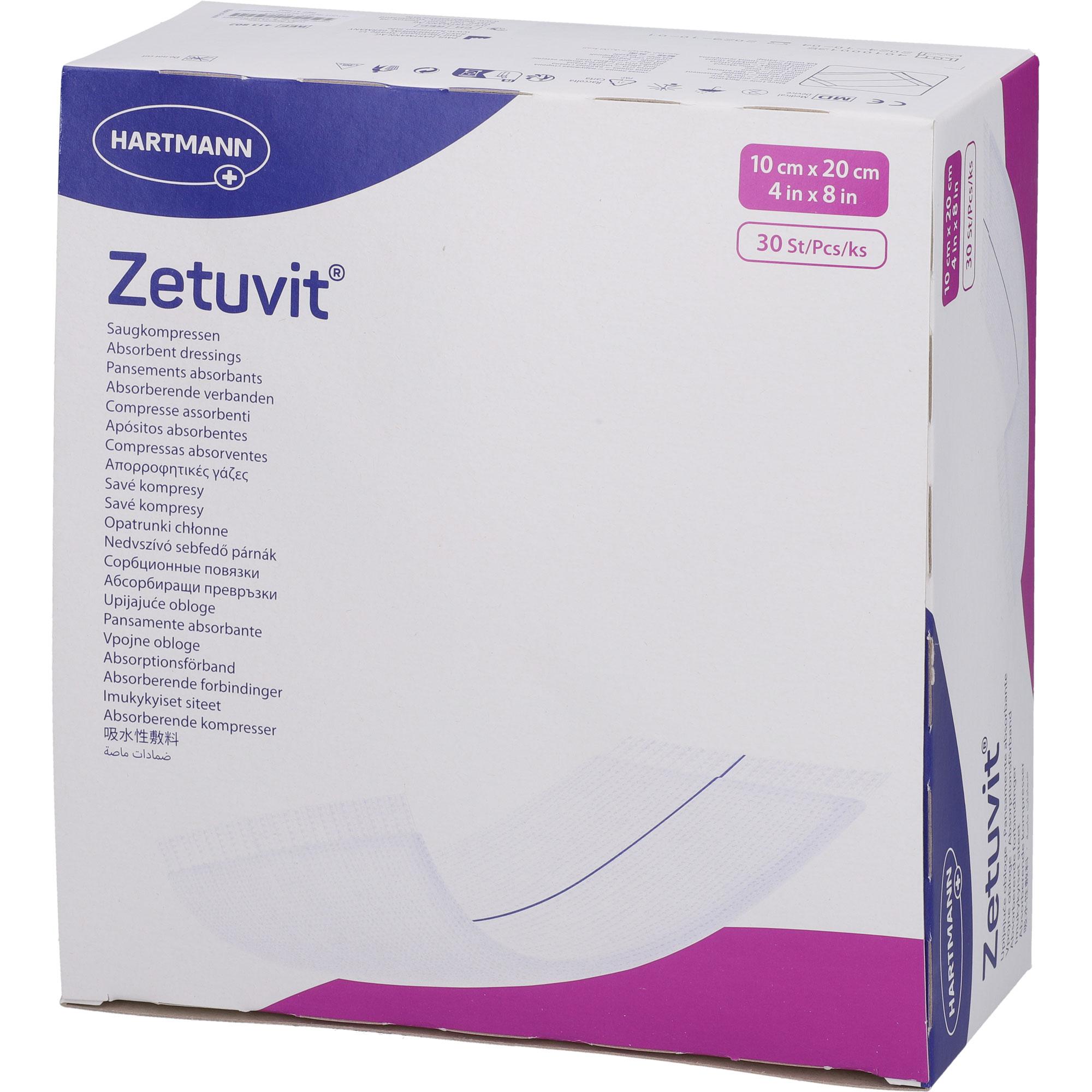 Zetuvit 10x20 cm Saugkompressen Unsteril 30 St ToRa Pharma bei onfy.de kaufen 19166714