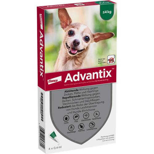 Advantix Spot-On Hund B4kg 4 St Elanco Deutschland Gmbh bei onfy.de kaufen 02362500