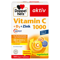 Doppelherz Vitamin C 1000 + D3 + Zink Depot null