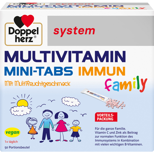 Doppelherz Multivitamin Mini-Tabs Family System 50 St Queisser Pharma bei onfy.de kaufen 19962322