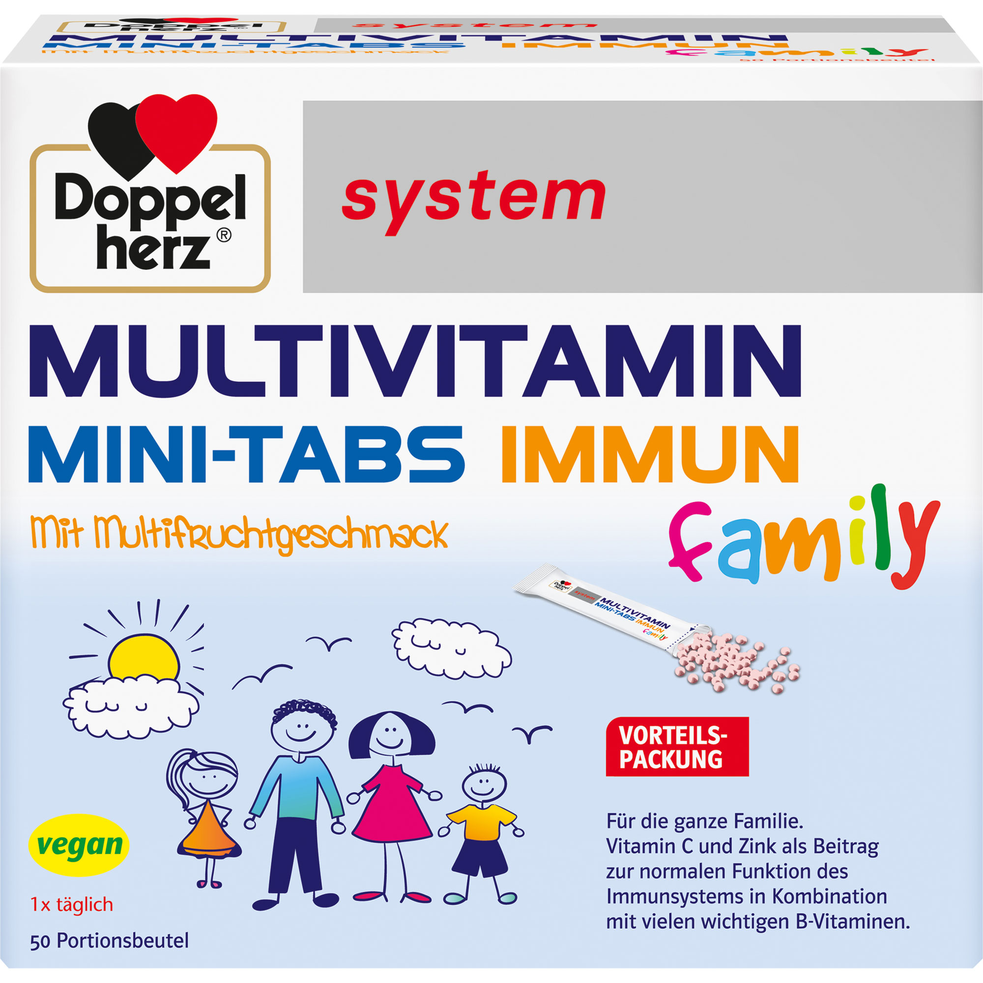 Doppelherz Multivitamin Mini-Tabs Family System null