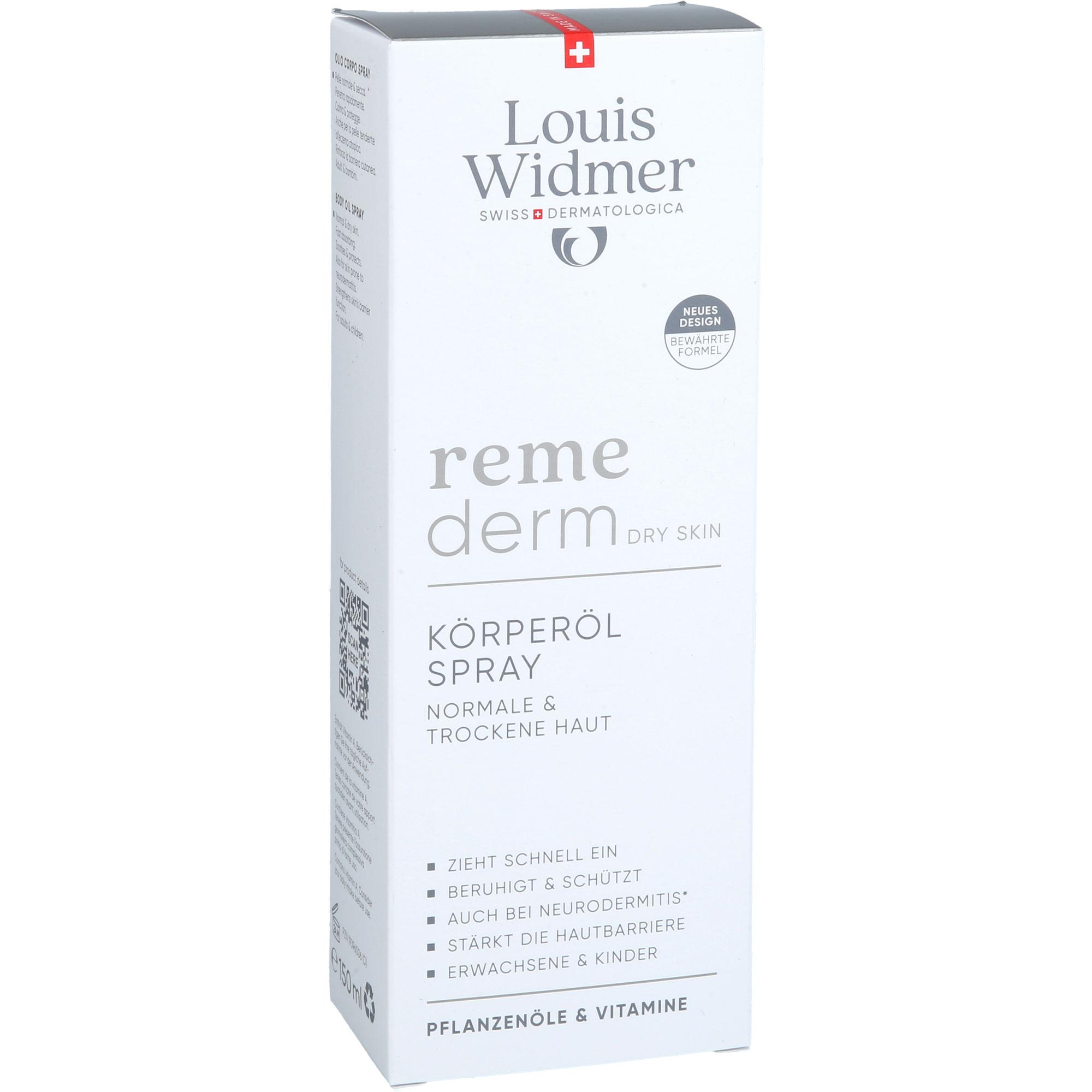 Widmer Remederm Dry Skin Koerperoel Spray 150 ml LOUIS WIDMER bei onfy.de kaufen 19396006