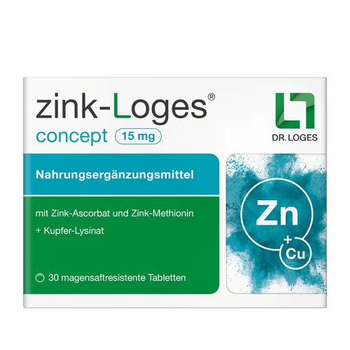 Zink-Loges Concept 15mg 30 St Dr. Loges bei onfy.de kaufen 18398701