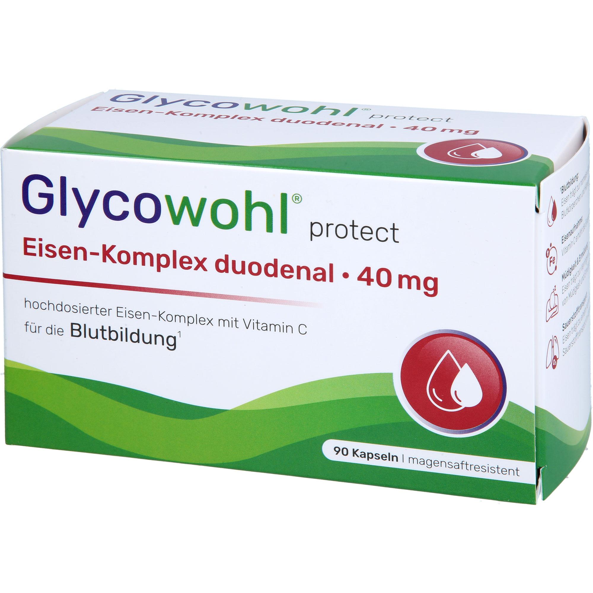 Glycowohl Eisen-Komplex Duodenal 40 mg + Vitamin C 90 St Heilpflanzenwohl bei onfy.de kaufen 19745369