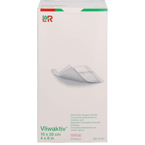 Vliwaktiv Aktivkohle-Saugkomp.steril 10x20 cm 20 St Docpharm bei onfy.de kaufen 18268335