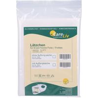 Lätzchen für Erw. Folie/Frottee Weiß M. Klettband null