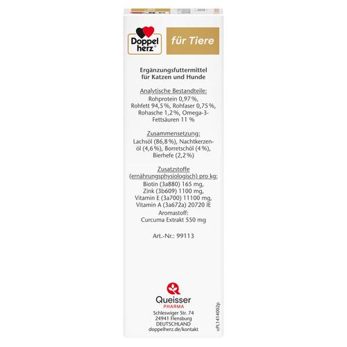 Doppelherz für Tiere Haut&Fell Öl für Katzen+hunde 250 ml Queisser Pharma bei onfy.de kaufen 17305548