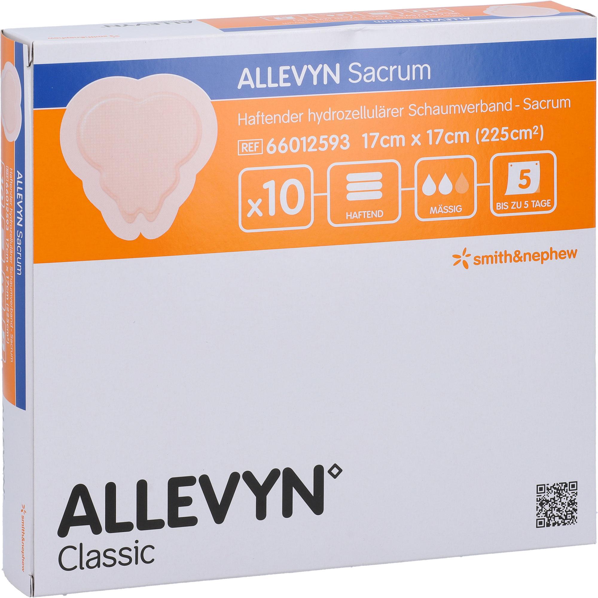 Allevyn Sacrum Klein 17x17 cm Wundverband Haftend 10 St Crosp Medical bei onfy.de kaufen 19556929
