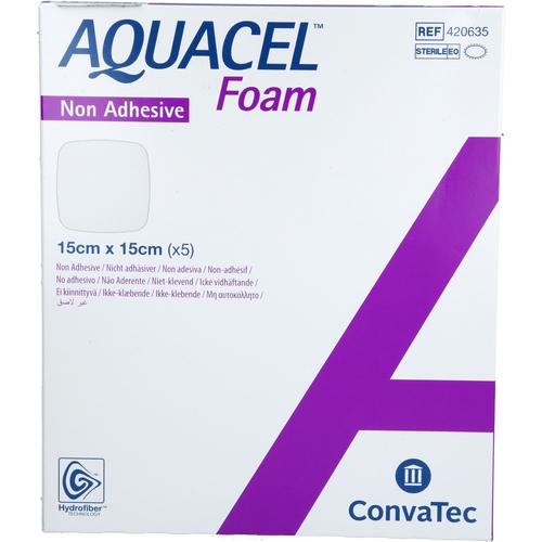 Aquacel Foam Nicht Adhäsiv 15x15 cm Verband 5 St Docpharm bei onfy.de kaufen 19846490