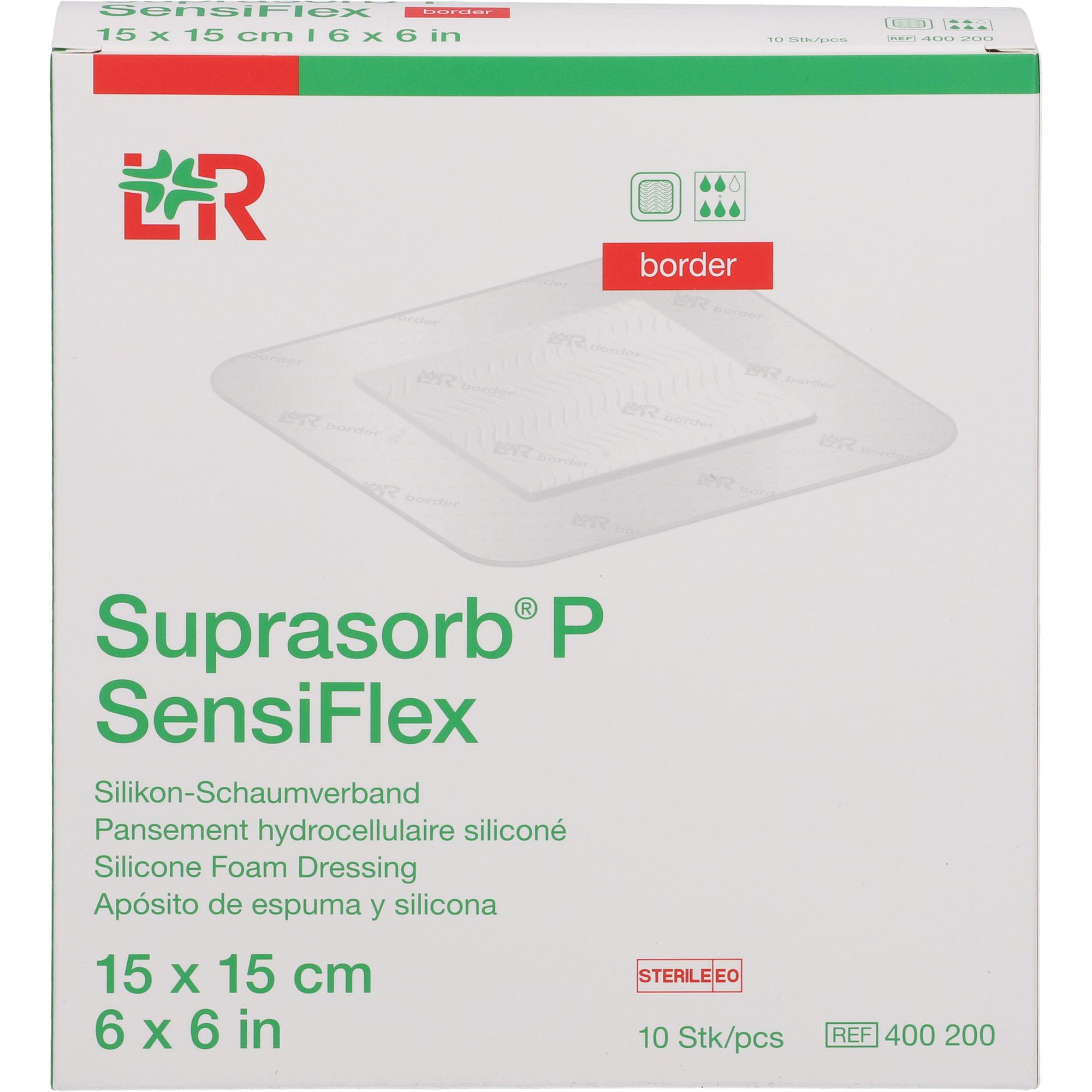 Suprasorb P Sensiflex Border 15x15 cm null
