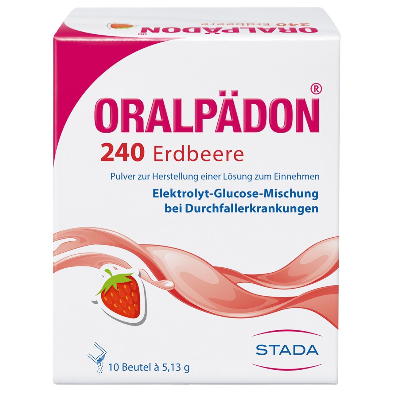 Oralpädon 240 Erdbeere Beutel null