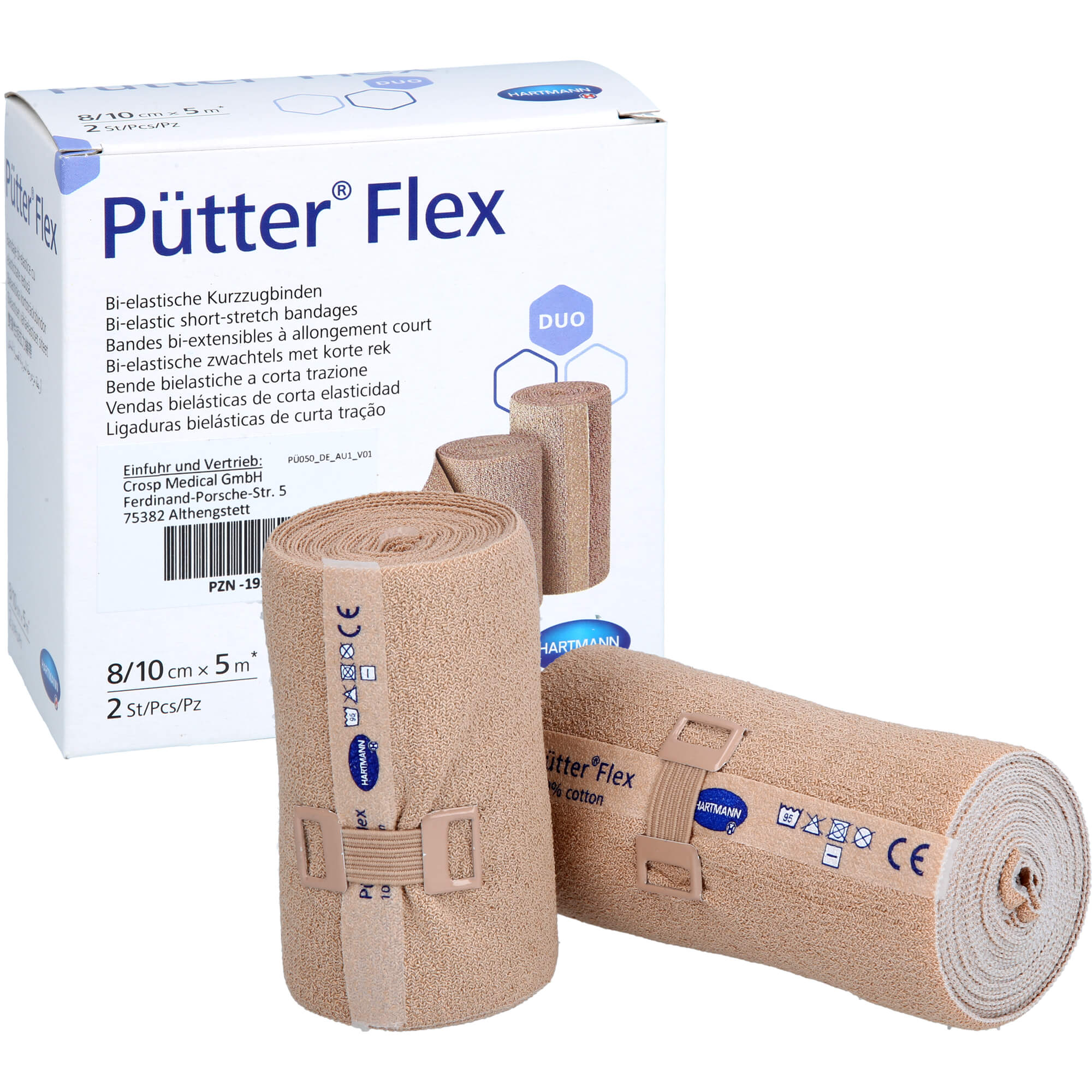 Pütter Flex Duo Binde 8/10 cmx5 M 2 St Crosp Medical bei onfy.de kaufen 19346994