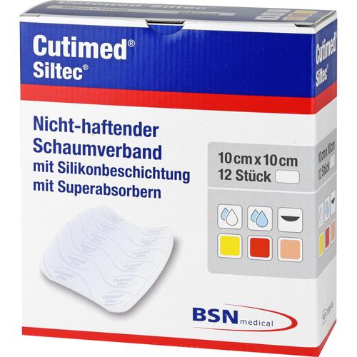 Cutimed Siltec Schaumverb.10x10 cm Nicht Haftend 12 St ACA Müller/ADAG Pharma bei onfy.de kaufen 17310644