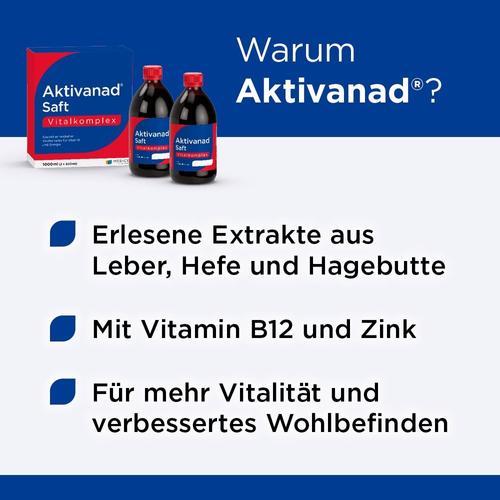 Aktivanad Saft bei Erschöpfung durch Vitamin-B-Mangel 2x500 ml MEDICE Arzneimittel Pütter bei onfy.de kaufen 11278336