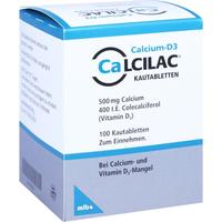 Calcilac Kautabletten 500 mg/400 I.e. null