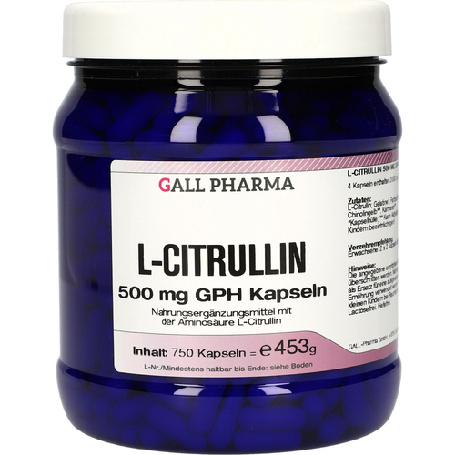 L-Citrullin 500mg Gph Kapseln 750 St Hecht-Pharma bei onfy.de kaufen 07012851