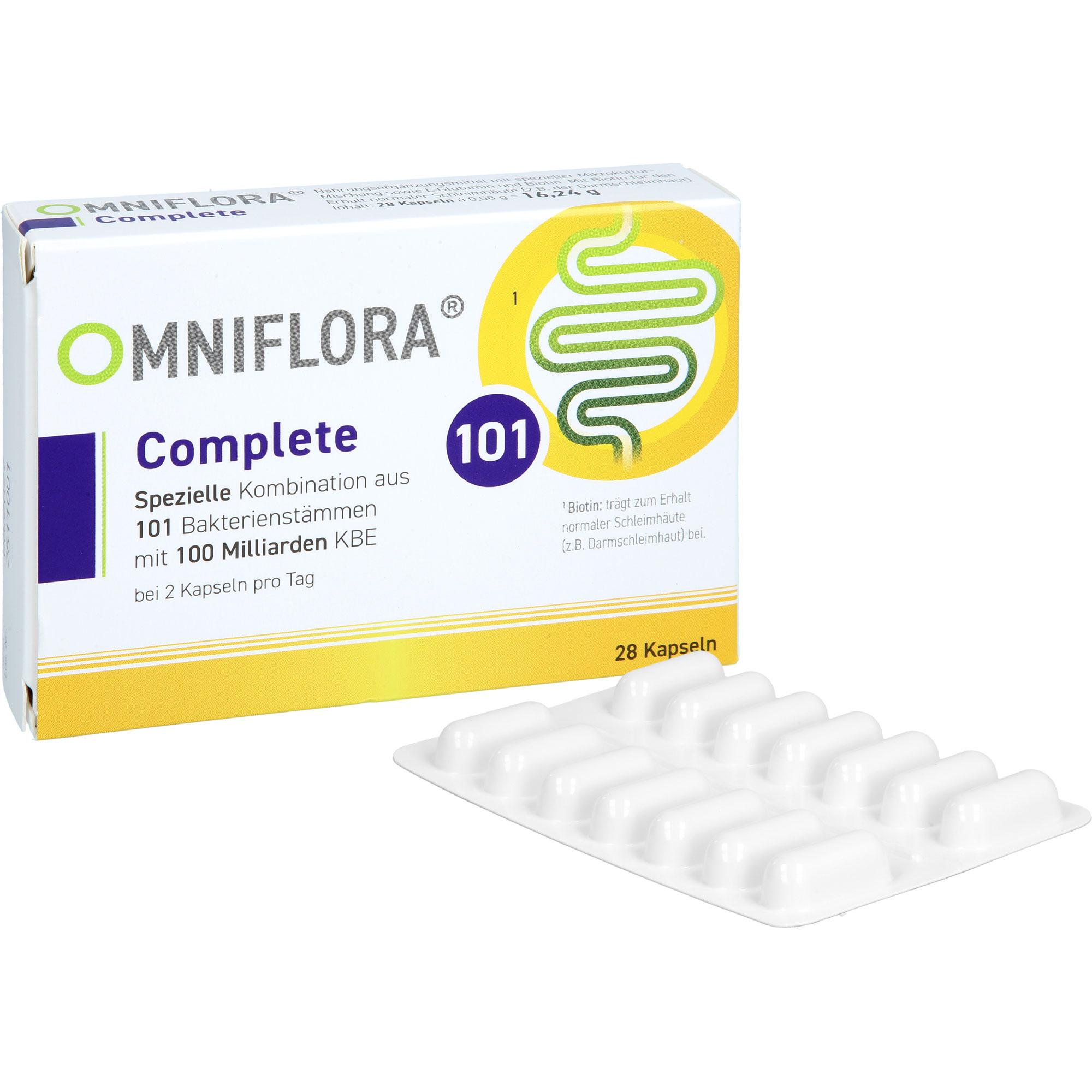 Omniflora Complete 101 Bakterienstämme 100 Mrd Kbe 28 St Heilpflanzenwohl bei onfy.de kaufen 19628623