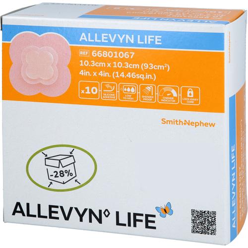 Allevyn Life 10.3x10.3 cm Silikonschaumverband 10 St Param bei onfy.de kaufen 19904709
