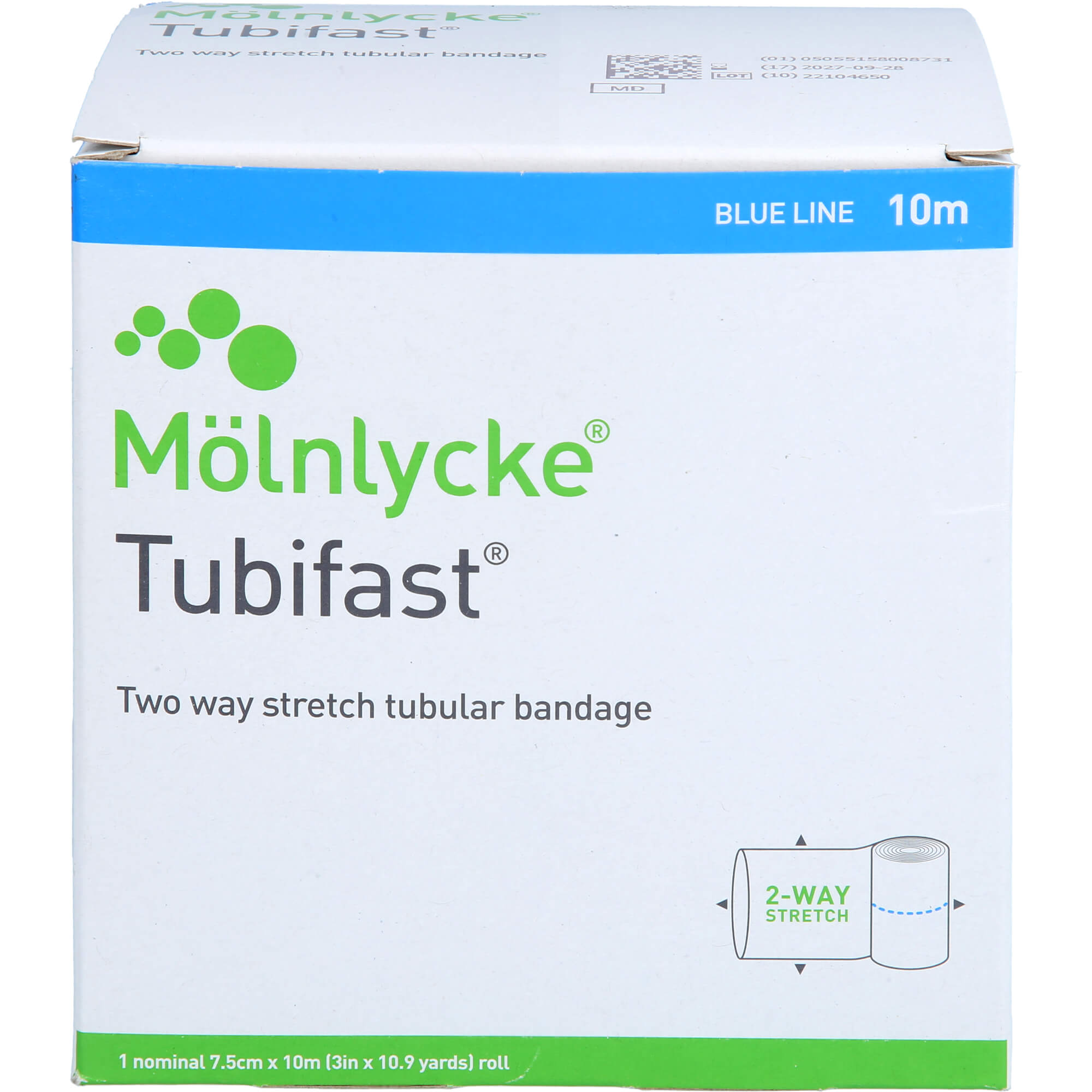 Tubifast 2-Way Stretch 7.5x10 M Blau null