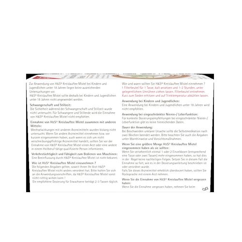 H&S Kreislauftee Mistel 20x2.0 g H&S Tee - Gesellschaft bei onfy.de kaufen 00515922
