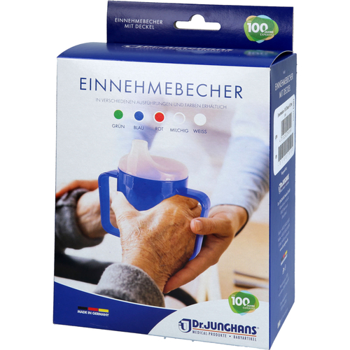 Einnehmebecher M.griff+2Deckel 4+12Mm Grün 1 St Dr. Junghans Medical bei onfy.de kaufen 01687683