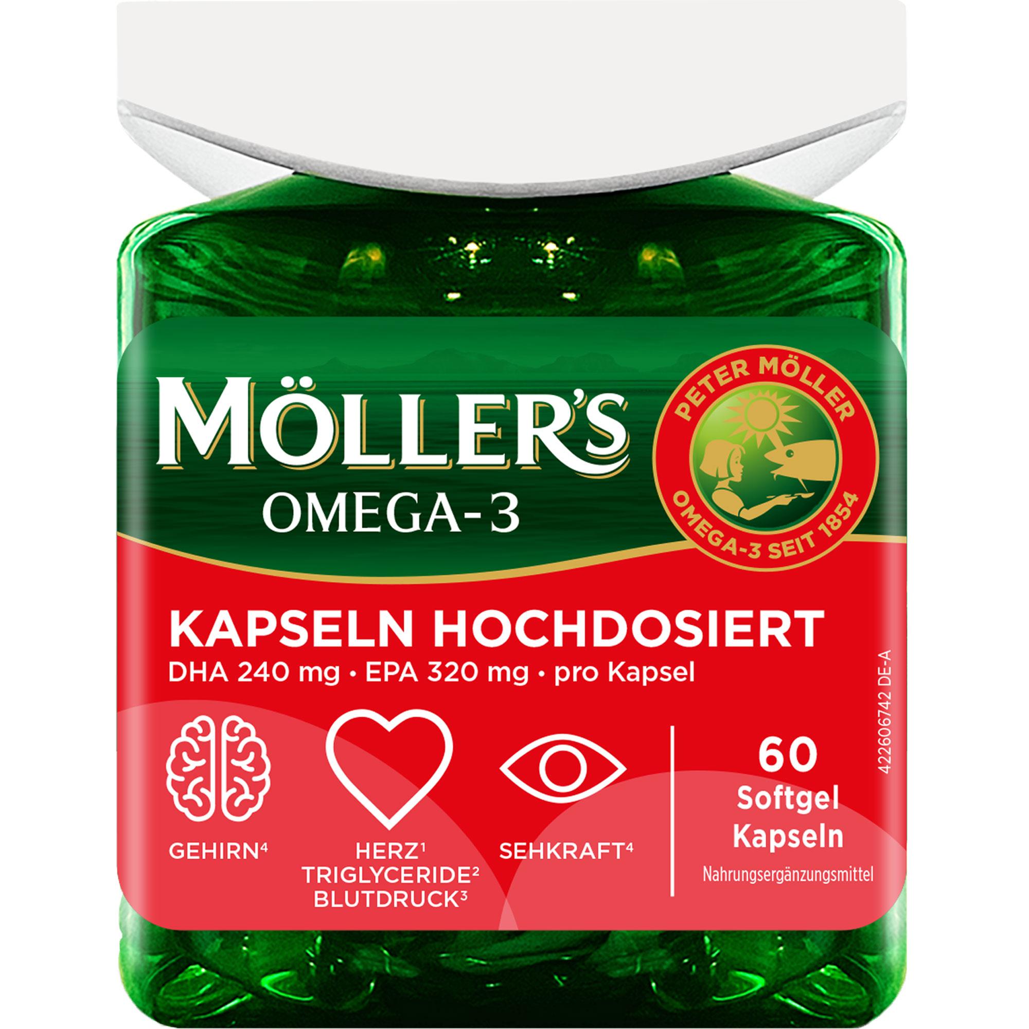 Möller's Omega-3 Kapseln Hochdosiert null