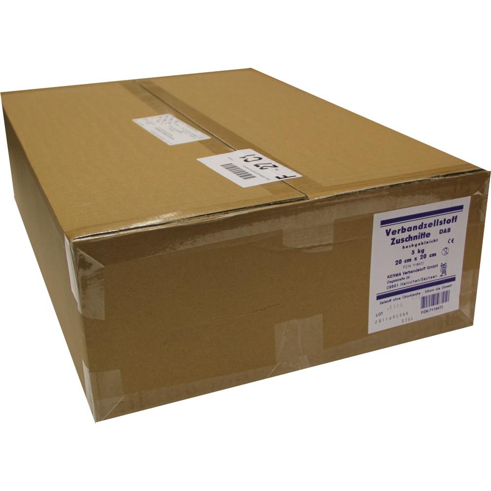 Verbandzellstoff Zuschnitte Hochgebleicht 20x20cm null