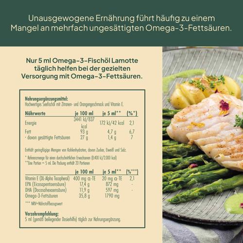 Omega-3 Fischöl Lamotte 100 ml HENRY LAMOTTE OILS GMB bei onfy.de kaufen 11872370