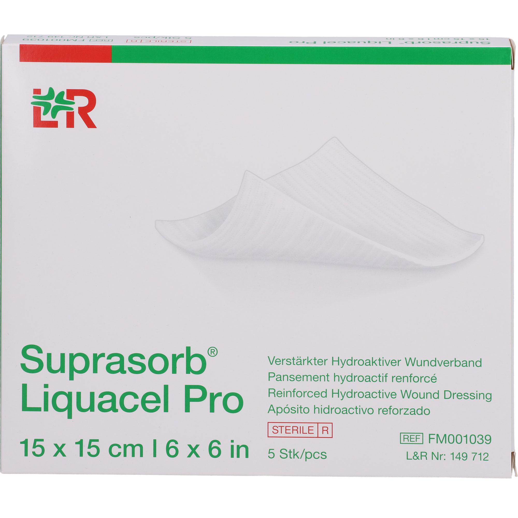 Suprasorb Liquacel pro 15x15 cm Kompressen null