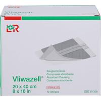 Vliwazell Saugkompressen Steril 20x40 cm null