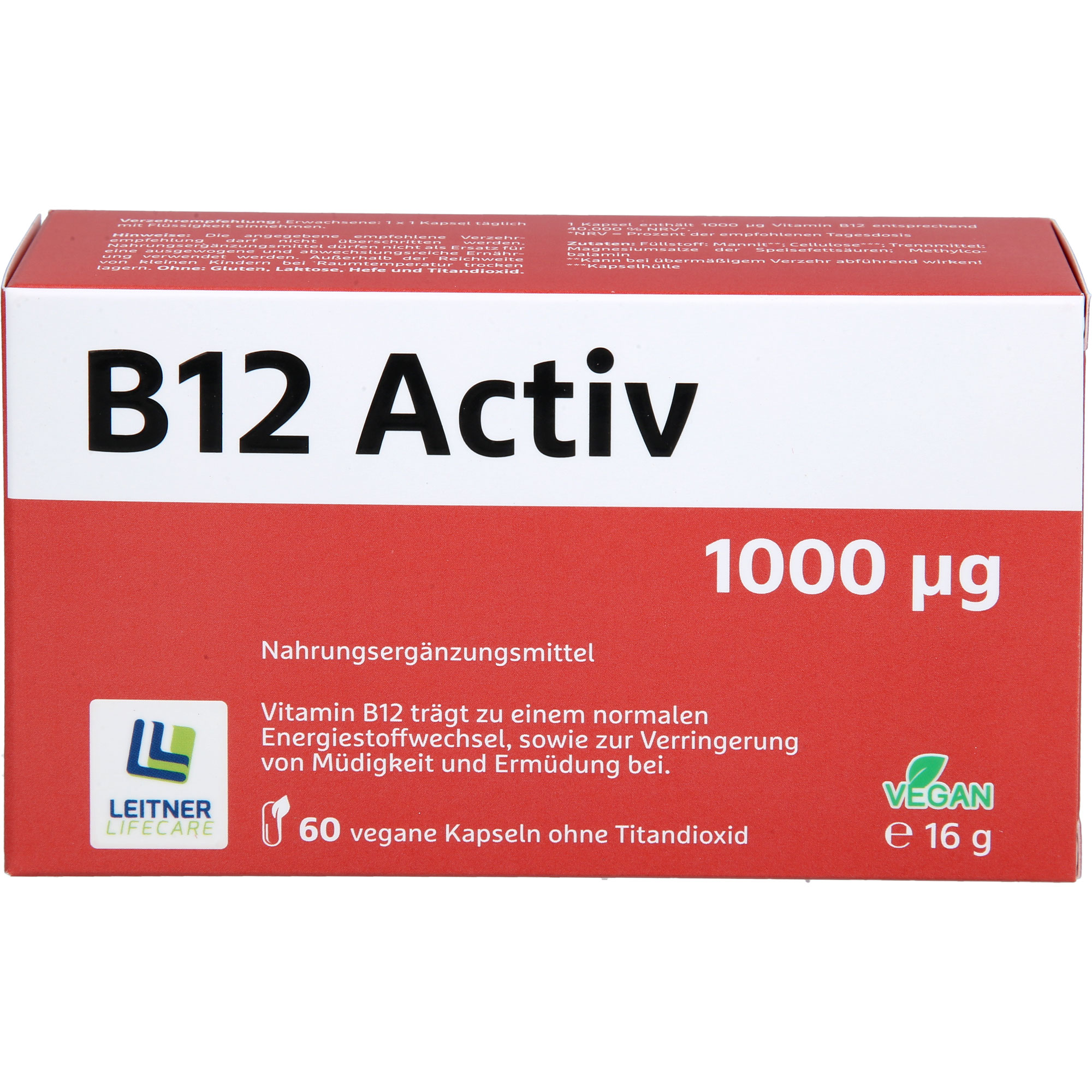 B12 Activ 1000Ug Kapseln 60 St Leitner Lifecare bei onfy.de kaufen 18458219