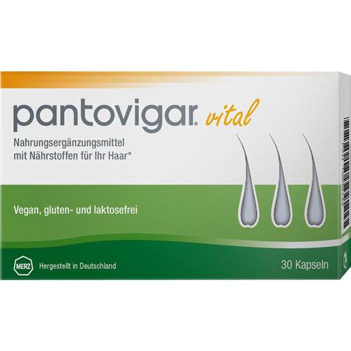 Pantovigar Vital Kapseln mit Nährstoffen für Haare 30 St Merz Therapeutics bei onfy.de kaufen 19638142