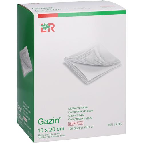 Gazin Mullkomp.10x20 cm Steril 8Fach 50x2 St EurimPharm Arzneimittel bei onfy.de kaufen 18763098