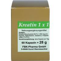 Kreatin 1x1 pro Tag Kapseln null